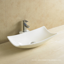 New Design Irregular High Quality Bathroom Ceramic Sink